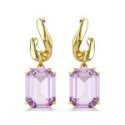 Swarovski - Orecchini Millenia - Viola - Oro