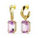 Swarovski - Orecchini Millenia - Viola - Oro