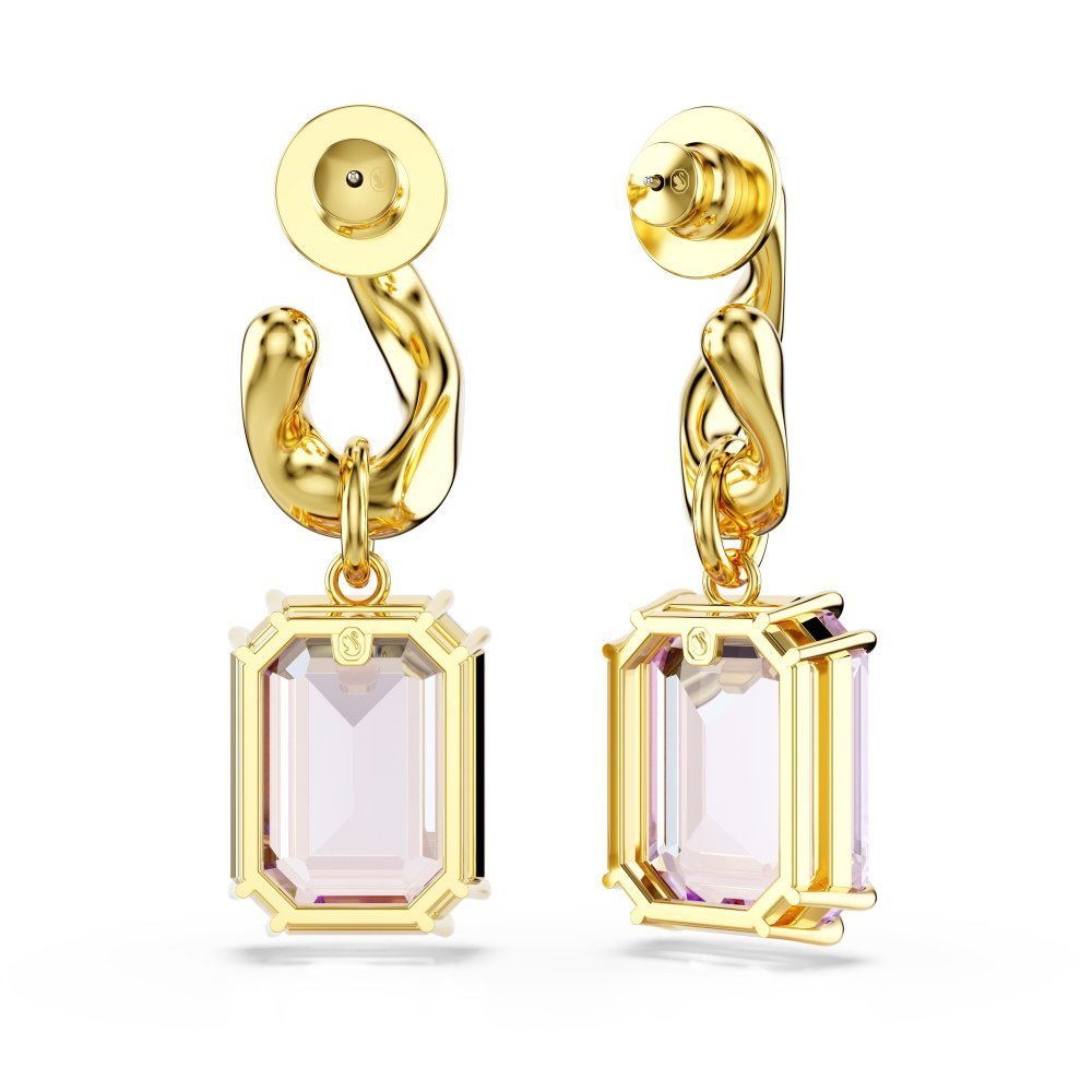 Swarovski - Orecchini Millenia - Viola - Oro