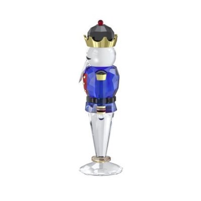 Swarovski - Holiday Cheers Schiaccianoci - Blu - Cristallo
