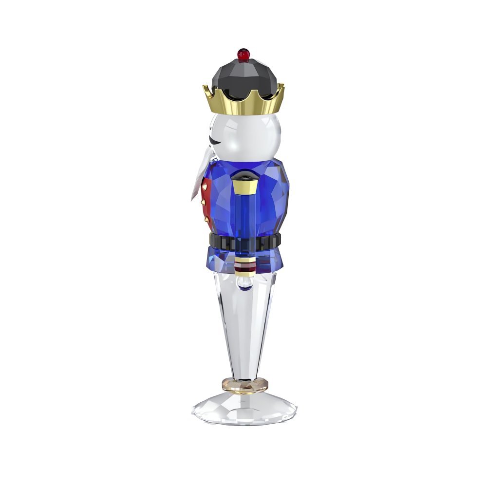Swarovski - Holiday Cheers Schiaccianoci - Blu - Cristallo