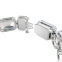 Swarovski - Braccialetto Millenia - Cristalli - Bianco