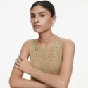 Swarovski - Orecchino Jacket Imber - Placcato Color Oro