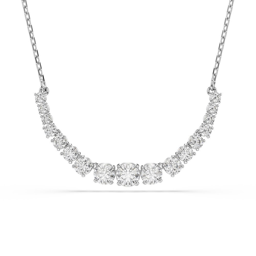 Swarovski - Collana Matrix - Placcatura Rodio - Zirconia