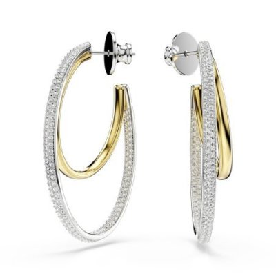 Swarovski - Orecchini Hyperbola - Cristalli - Bianco