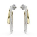 Swarovski - Orecchini Hyperbola - Cristalli - Bianco