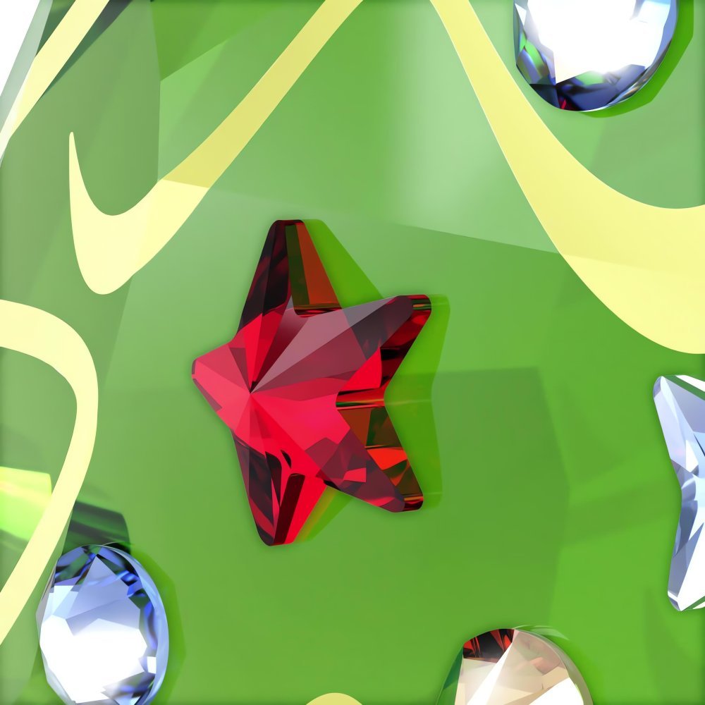 Swarovski - Holiday Cheers Decorazione - Verde - Cristalli