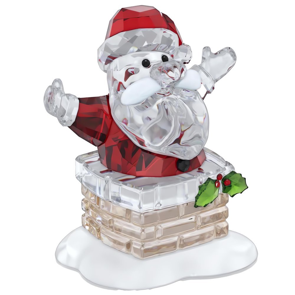 Swarovski - Holiday Cheers Babbo Natale - Cristalli - Rosso