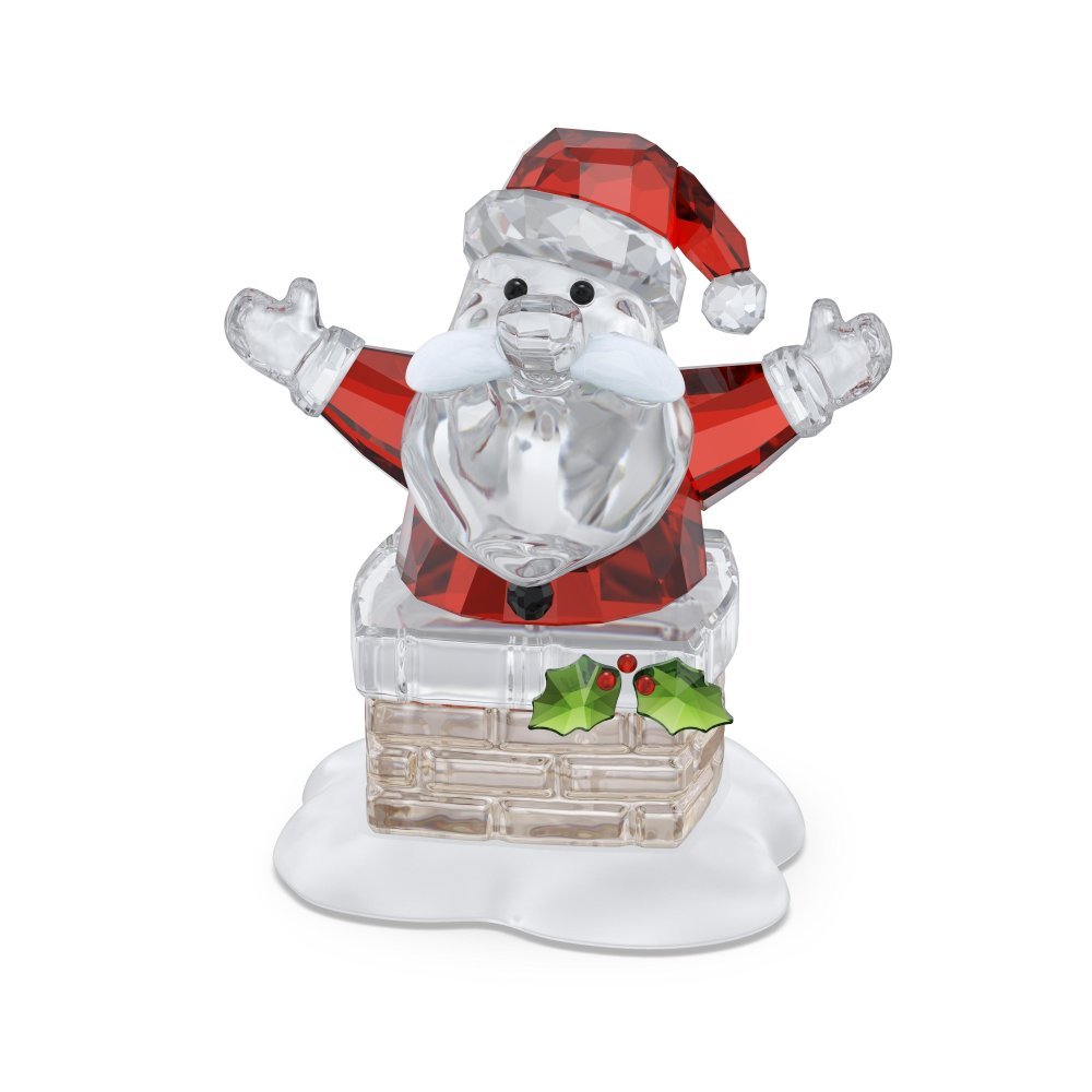 Swarovski - Holiday Cheers Babbo Natale - Cristalli - Rosso