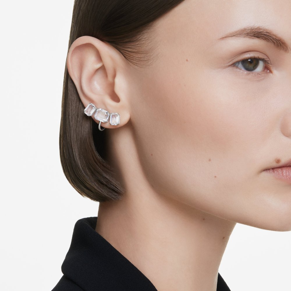 Swarovski - Orecchini Millenia - Cristalli - Bianchi