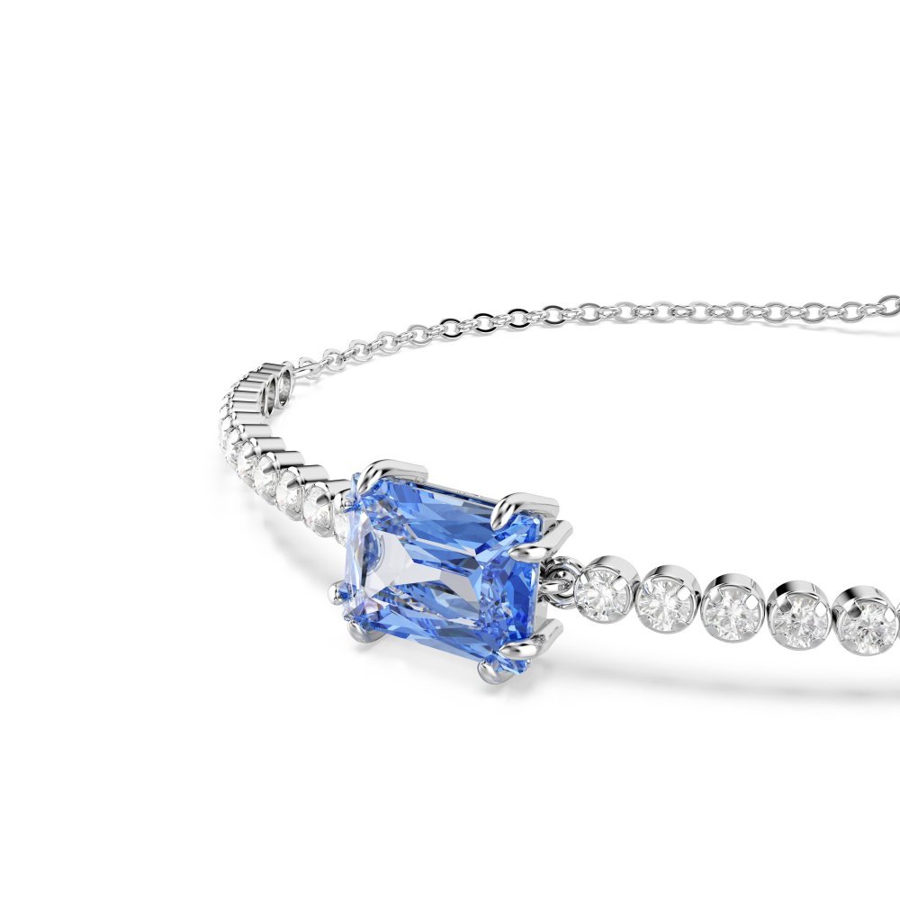 Swarovski - Braccialetto Matrix - Blu - Cristalli