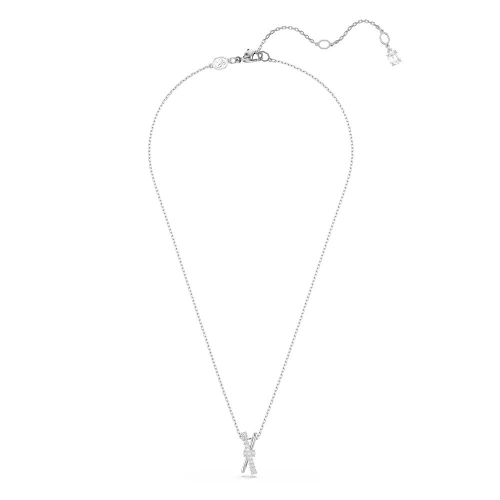 Swarovski - Pendente Hyperbola - Placcato Rodio - Bianco