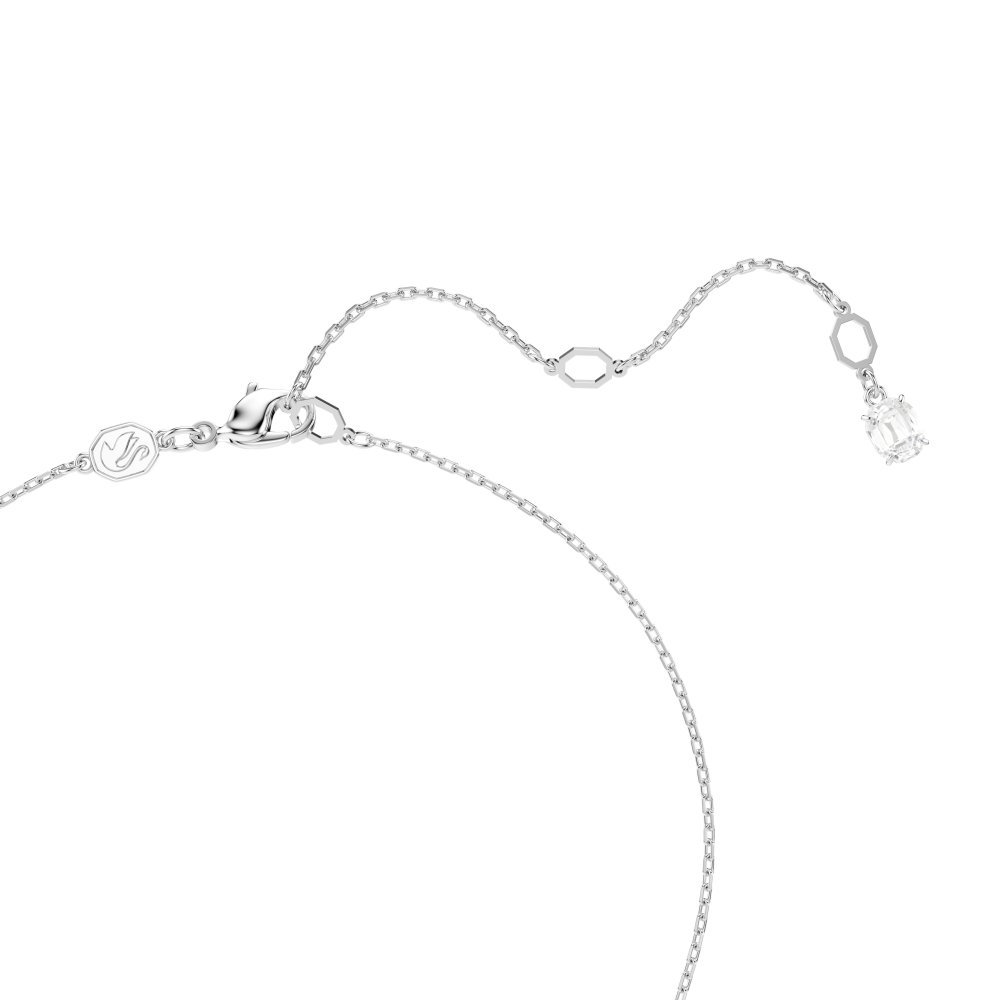 Swarovski - Pendente Hyperbola - Placcato Rodio - Bianco