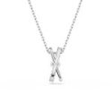 Swarovski - Pendente Hyperbola - Placcato Rodio - Bianco