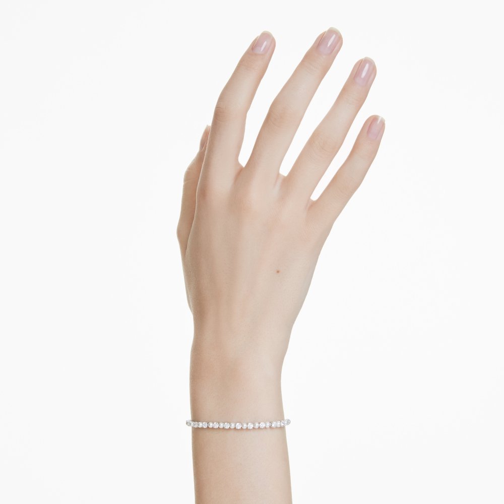 Swarovski - Bracciale Tennis Matrix - Bianco