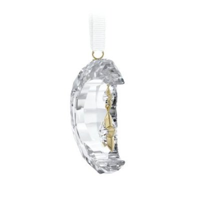 Swarovski - Decorazione Luna - Holiday Magic - Bianco