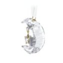 Swarovski - Decorazione Luna - Holiday Magic - Bianco