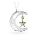 Swarovski - Decorazione Luna - Holiday Magic - Bianco