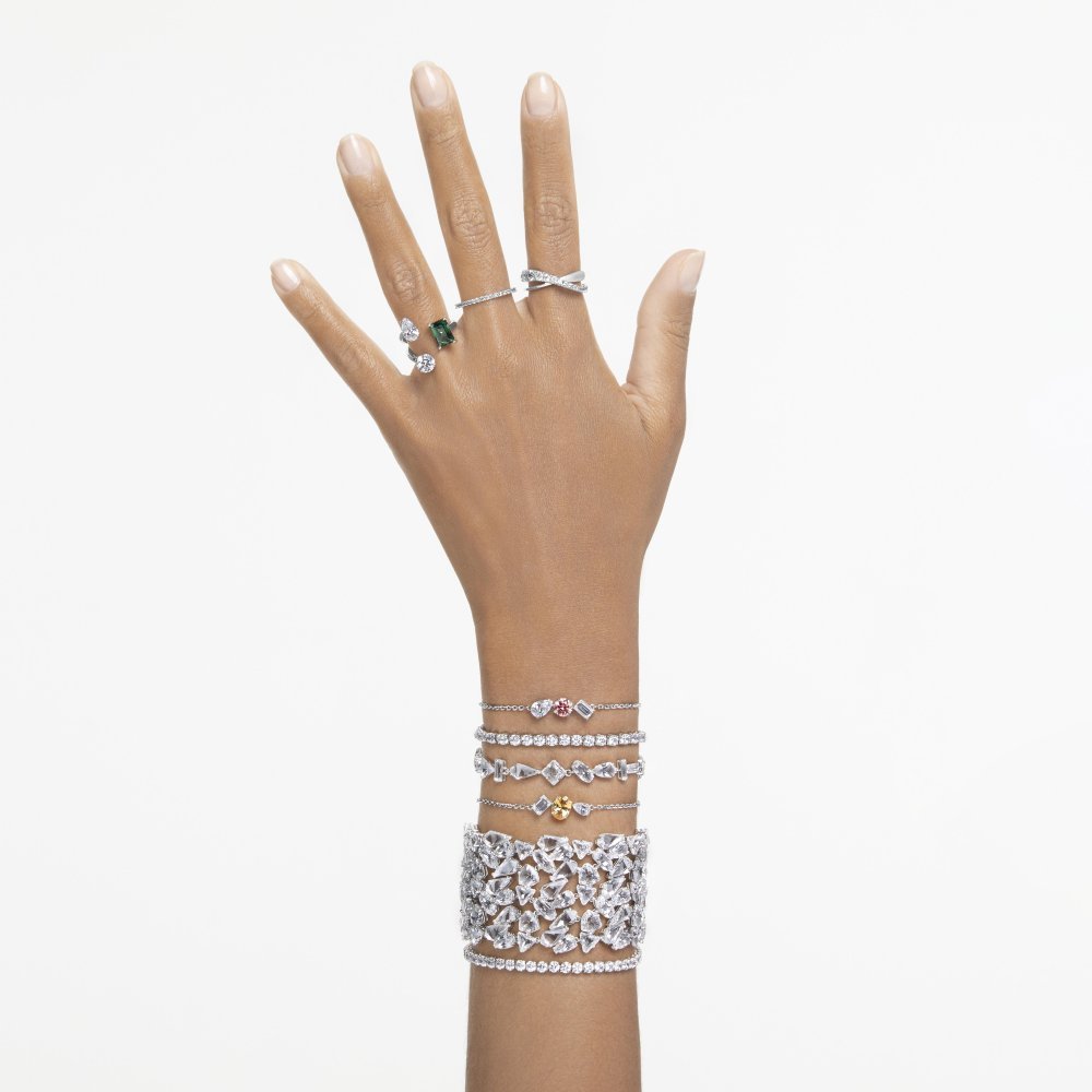 Swarovski - Anello Matrix Vittore - Placcato Argento
