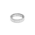Swarovski - Anello Matrix - Placcato Argento - Bianco