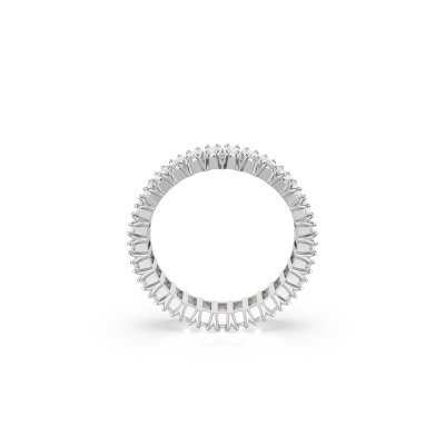 Swarovski - Anello Matrix - Placcato Argento - Bianco