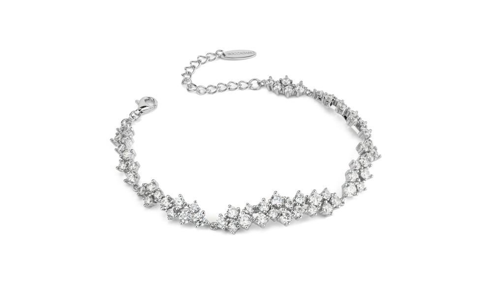 Boccadamo - Bracciale Argento - Zirconi - Made In Italy