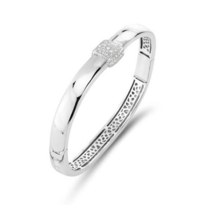 Boccadamo - Bracciale Rigido - Zirconi - Bronzo
