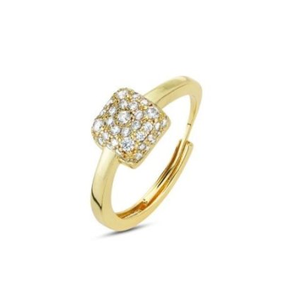 Boccadamo - Anello Xan221D - Oro Giallo - Zirconi