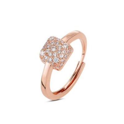 Boccadamo - Anello Xan221Rs - Oro Rosa - Zirconi