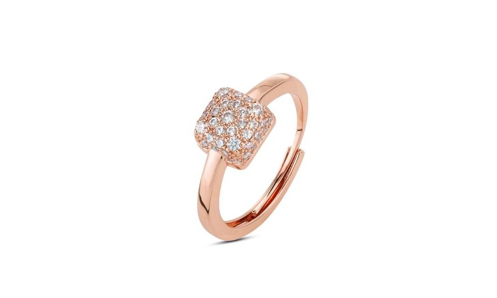 Boccadamo - Anello Xan221Rs - Oro Rosa - Zirconi