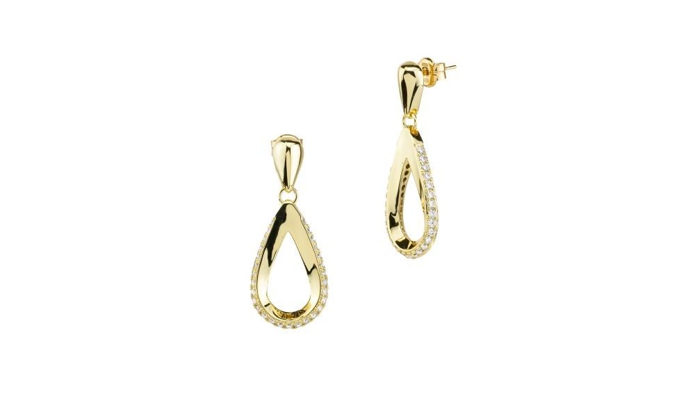 Boccadamo - Orecchini Kor052D - Oro Giallo - Zirconi