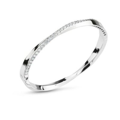 Boccadamo - Bracciale Rigido - Torchon - Zirconi