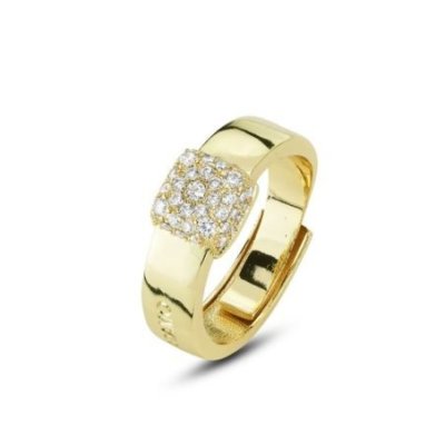 Boccadamo - Anello Xan222D - Oro Giallo - Zirconi