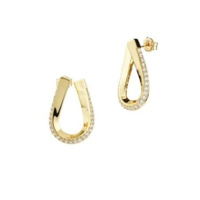 Boccadamo - Orecchini Kor051D - Oro Giallo - Zirconi