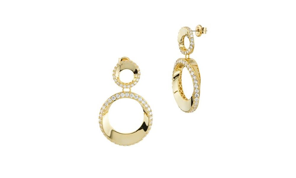 Boccadamo - Orecchini Kor050D - Oro Giallo - Zirconi