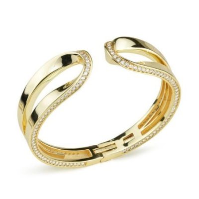 Boccadamo - Bracciale Oro Giallo - Zirconi - Rigido