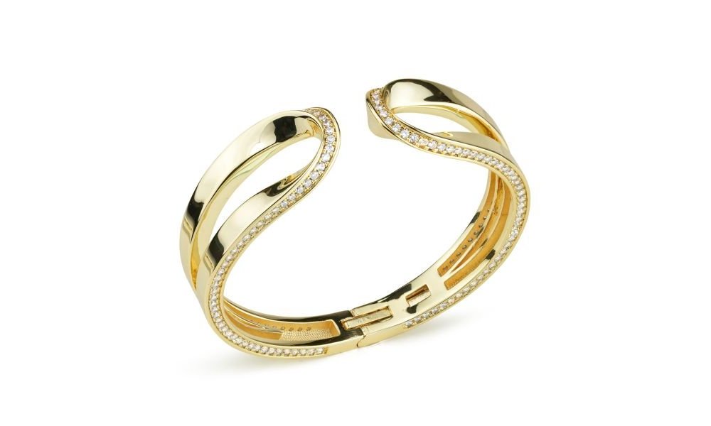 Boccadamo - Bracciale Oro Giallo - Zirconi - Rigido