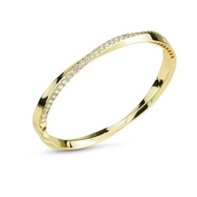Boccadamo - Bracciale Torchon - Oro Giallo - Zirconi
