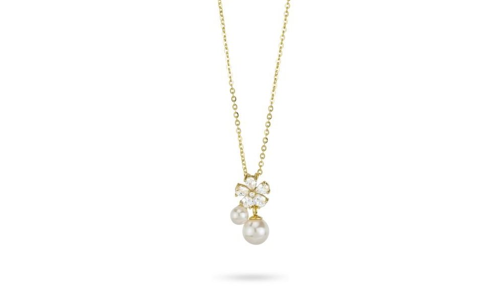 Boccadamo - Girocollo Argento - Oro Giallo - Zirconi