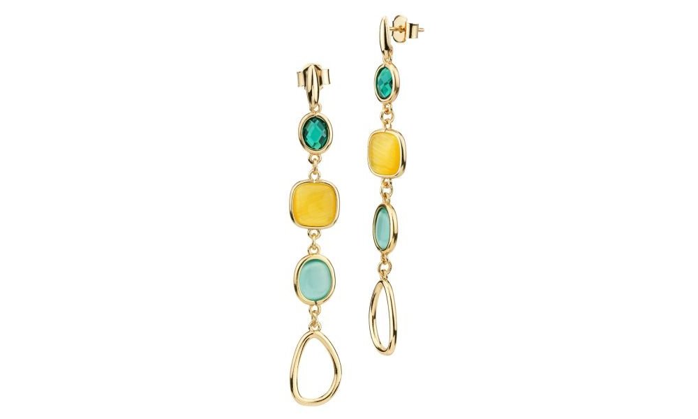 Boccadamo - Orecchini Xor762D - Oro Giallo - Cristalli