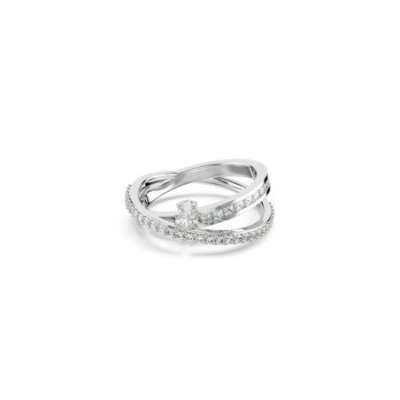 Swarovski - Anello Hyperbola - Placcato Rodio