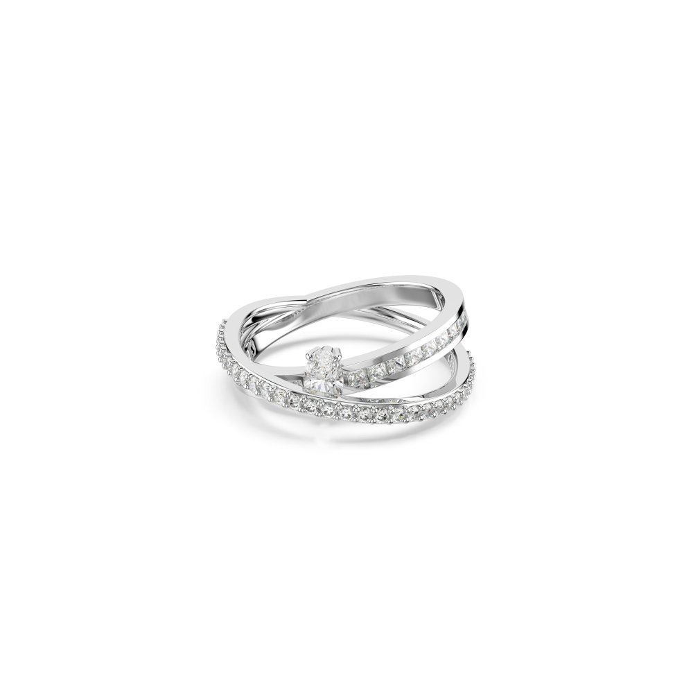 Swarovski - Anello Hyperbola - Placcato Rodio