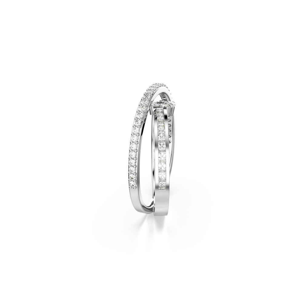 Swarovski - Anello Hyperbola - Placcato Rodio