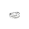 Swarovski - Anello Hyperbola - Placcato Rodio