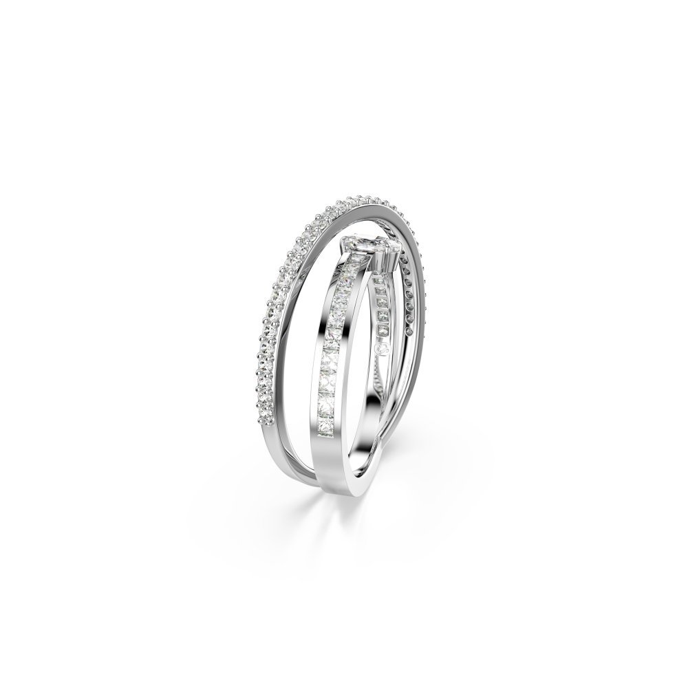 Swarovski - Anello Hyperbola - Placcato Rodio