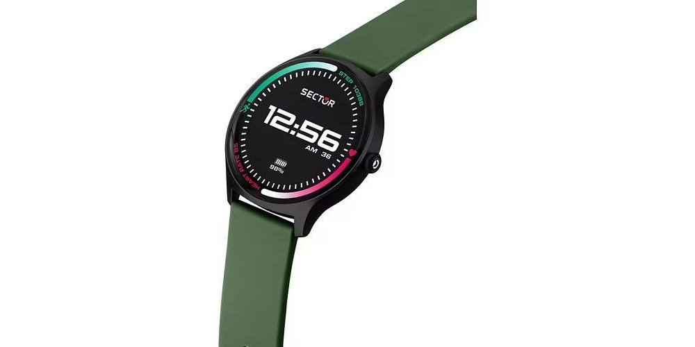 Sector - Orologio S-06 - Uomo - Plastica Verde
