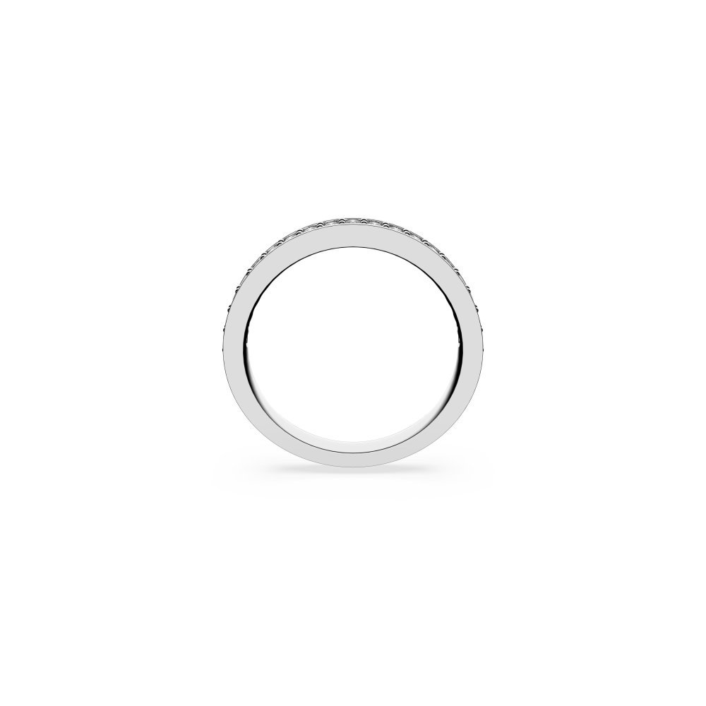 Swarovski - Anello Matrix - Placcato Rodio - Bianco