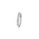 Swarovski - Anello Matrix - Placcato Rodio - Bianco