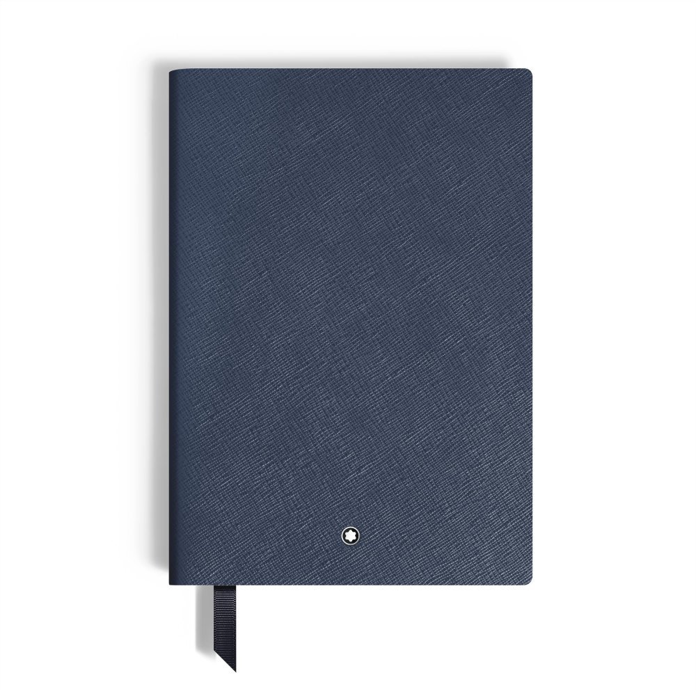 Montblanc - Quaderno Medio - Pelle Sartoriale - Blu