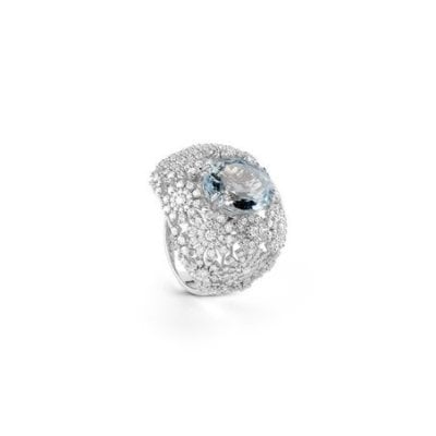 Damiani - Anello Margherita - Oro Bianco - Diamante